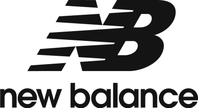 Stacked New Balance Logo - 5pt. - Black